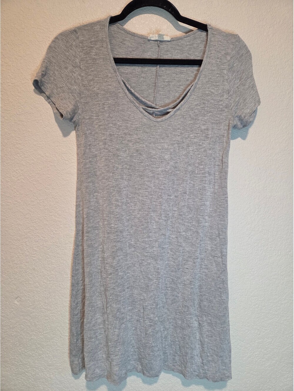 Rolla Coster Heather Gray Short Sleeve Tunic/Dress Size Small